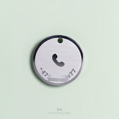 Namnbricka Rund - Silver